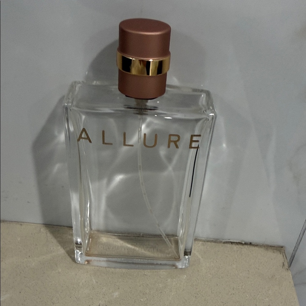 CHANEL Eau de Parfum Bottle with Gold  Text